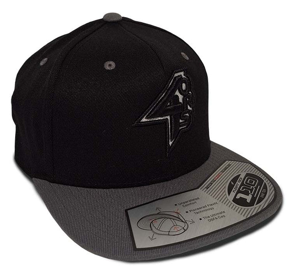 4ORS 3D Shield Wool Two Tone Cap - Black/Char