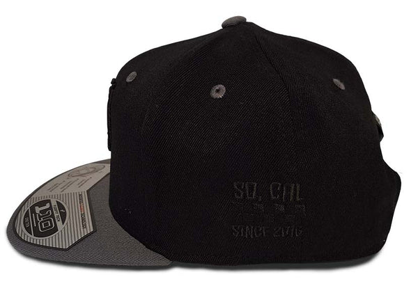 4ORS 3D Shield Wool Two Tone Cap - Black/Char