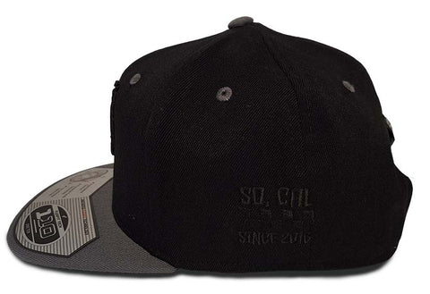 4ORS 3D Shield Wool Two Tone Cap - Black/Char