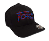 FORS 3D Script Flex Fit Cap - Black/Royal/Red