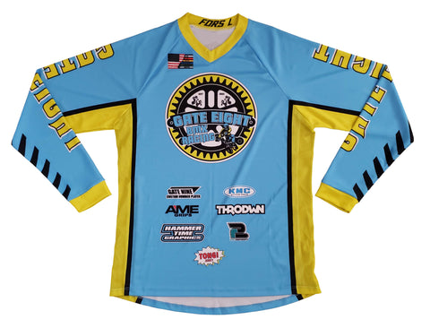 FORS TEAM14 Raglan L/S W/Mesh Side Panel Jersey - Pro Fit