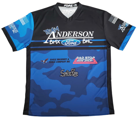 FORS TEAM13 V-Neck Short Set Sleeve W/Side Panel "PIT" Jersey - Pro Fit