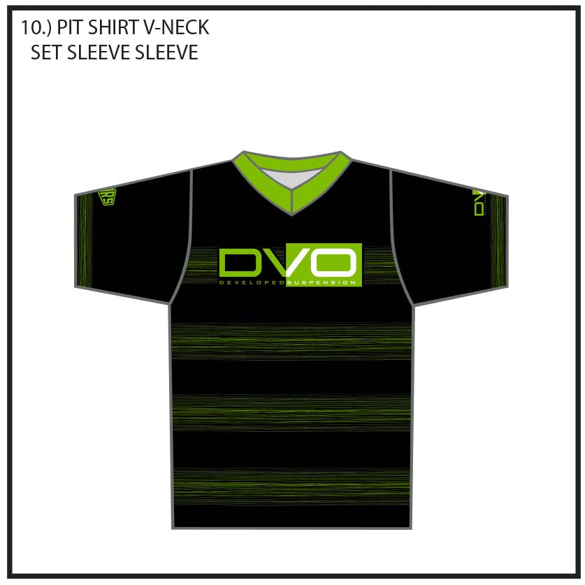 FORS TEAM10 V-Neck Raglan Short Set In Sleeve