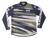 FORS TEAM06 Mock Zip Neck Set In Sleeve Jersey - Pro Fit