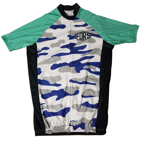 FORS Camo S/S Zip Front Jersey