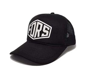 FORS Black Trucker Cap